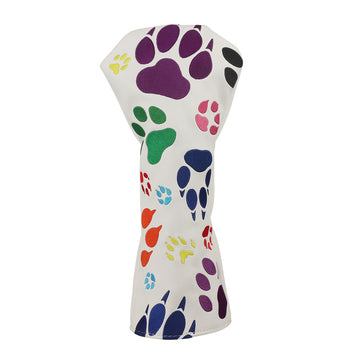 Colorful Bear Paw Golf Club Driver Head Cover